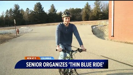 High School Student Planning 'Thin Blue Ride' to Help Families of Fallen Officers