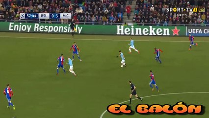 ¡GOL! 0-4 Gündoğan 53' Basel vs Manchester City (Champions League - Octavos de final) 13-02-2018