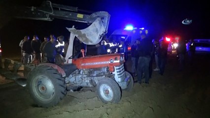 Traktörün altında kalarak can verdi