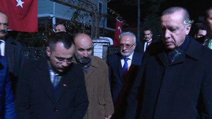 Cumhurbaşkanı Erdoğan, şehit ailesini ziyaret etti