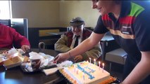 Burger King Employees Throw 80th Birthday Party for Loyal Customer