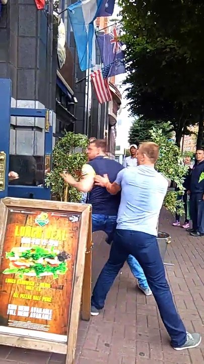 Two Scumbags Test A Bouncer