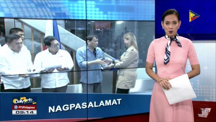 OFWs mula Kuwait, sinalubong ni Pres. #Duterte