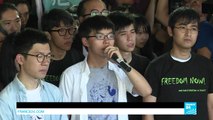 Hong Kong : peines de prison pour les trois leaders de la 
