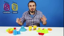 Play Doh Oyun Hamuru Kinetik Kum'a Karşı | Challenge | Pratik Bilgiler JR