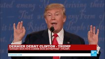 Présidentielle US - Dernier débat : Trump 