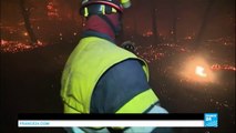 France : images impressionnantes de l'incendie géant qui ravage le nord de Marseille