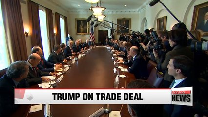 Trump reiterates criticism of South Korea-U.S. FTA