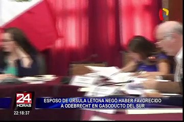 Caso Gasoducto del Sur: esposo de Úrsula Letona declaró ante la Comisión Lava Jato