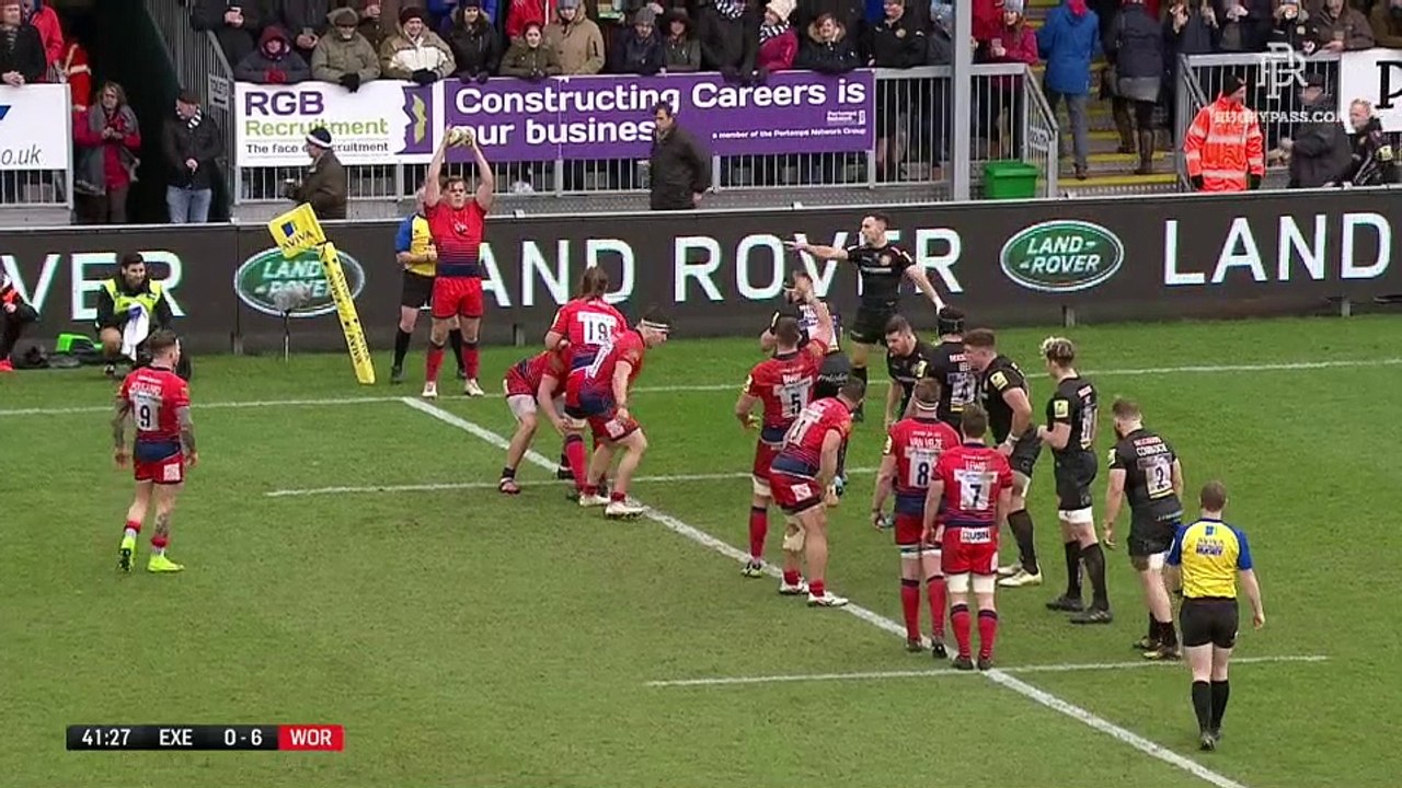 Exeter Chiefs v Worcester Warriors - 2nd Half - RD 14 - Aviva Premiership 2018