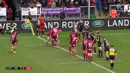 Exeter Chiefs v Worcester Warriors - 2nd Half - RD 14 - Aviva Premiership 2018