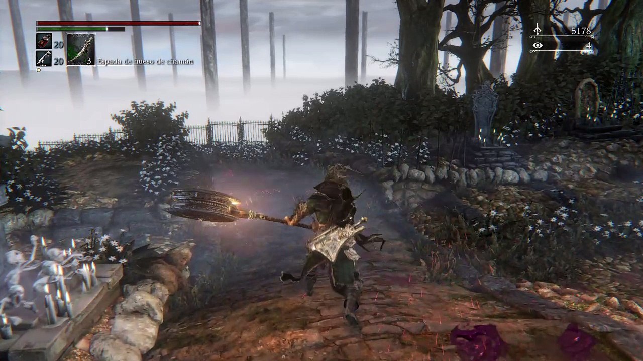 Bloodborne™No siempre se puede a la primera con TRES panas respirandote en el cuello