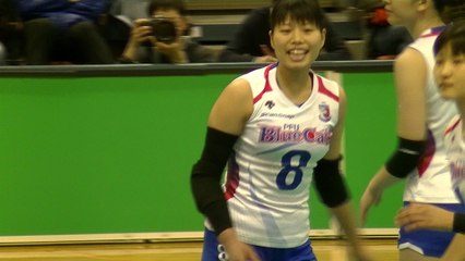 三橋聡恵選手(Satoe Mitsuhashi)PFUブルーキャッツ【ﾊﾞﾚｰﾎﾞｰﾙ女子チャレンジマッチ】2016.3.6船橋アリーナ