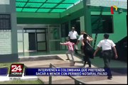 Intervienen a colombiana que pretendía sacar a menor con permiso notarial falso