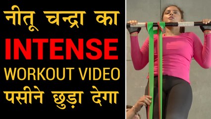 Neetu Chandra KILLER And INTENSE Workout Session At The Gym