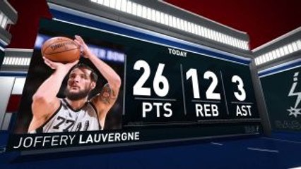 Lauvergne Scores Career-High 26 In Loss To Nuggets