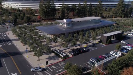 Apple'ın yeni merkezi Apple Park'ın etkileyici görüntüsü