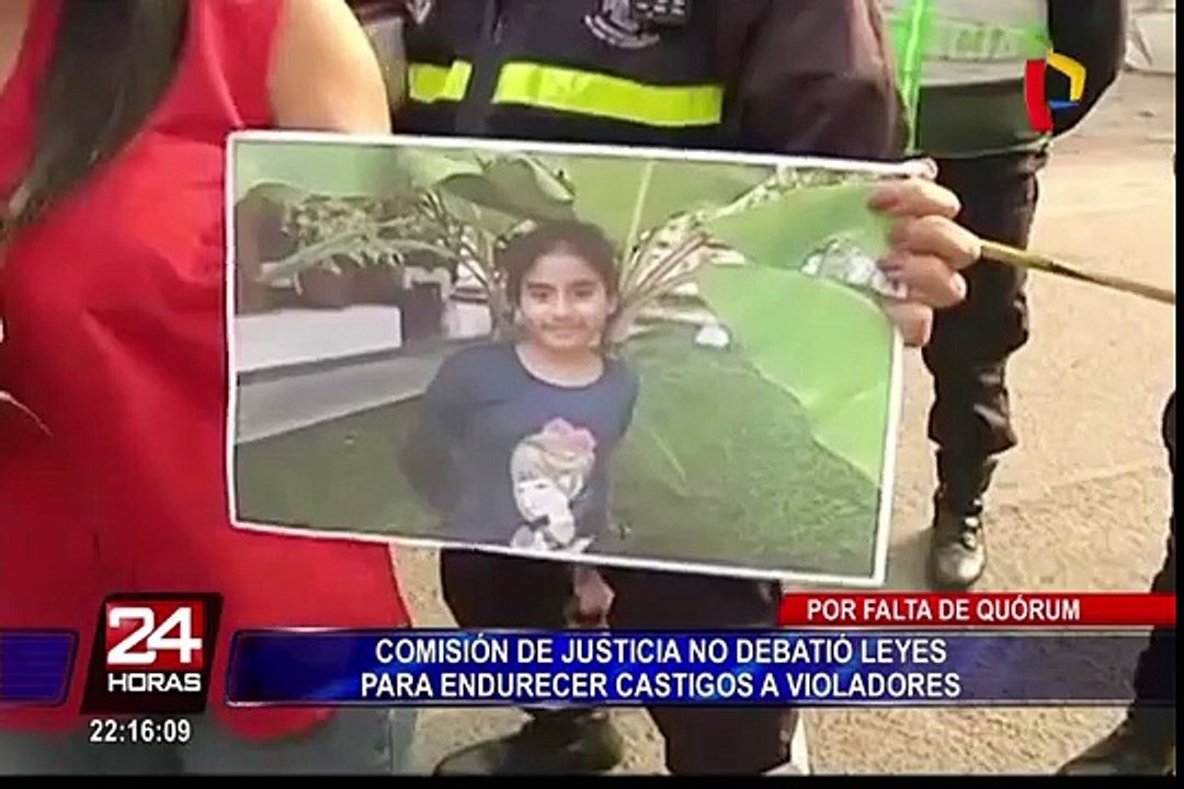 Comisión de Justicia no debatió leyes para endurecer castigos a violadores