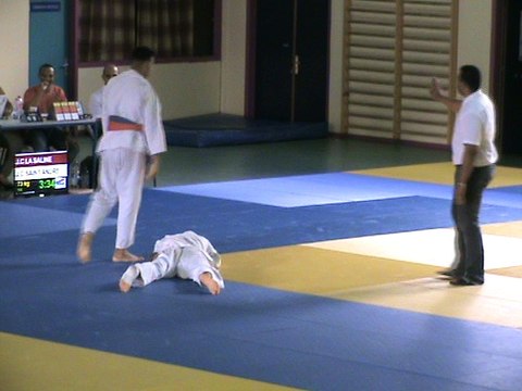 Mathieu son deuxième combat championnat de la Réunion Cadets 2018