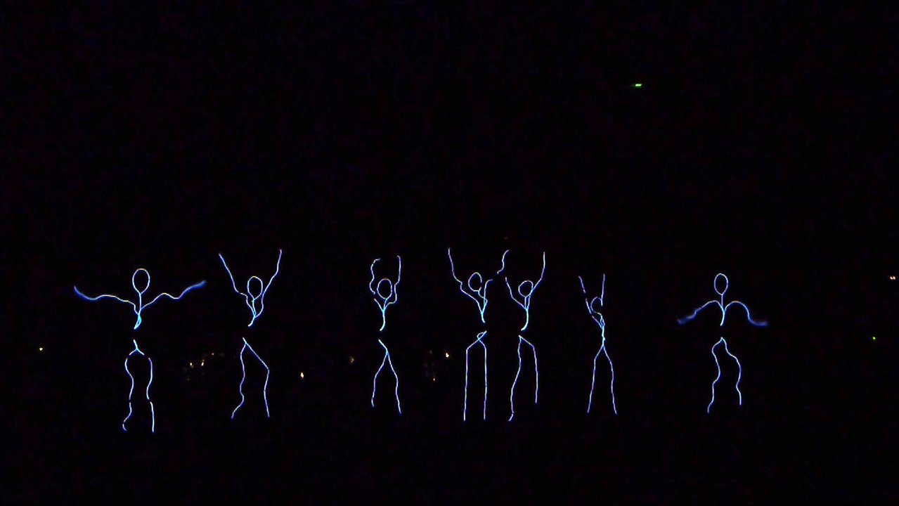 Strichmännchen tanz - männerballett