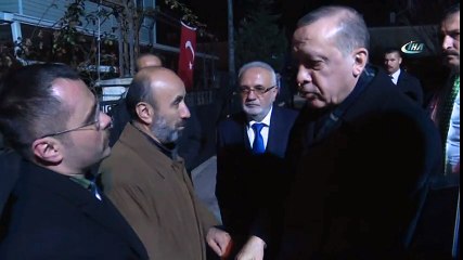 Cumhurbaşkanı Erdoğan, Şehit Ailesini Ziyaret Etti