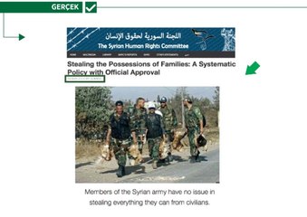 Pyd/pkk Destekçileri, Esed Askerlerinin Hırsızlığını TSK'ye Mal Etmeye Çalıştı