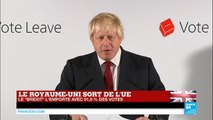 BREXIT - Le Royaume-Uni sort de l'UE : Retrouvez l'intervention de Boris Johnson, partisan du 