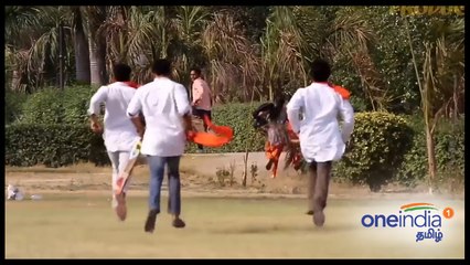 காதலர் தின எதிர்ப்பு.. காதலர்களை துரத்தி சென்ற ஹிந்துத்துவ அமைப்பினர்