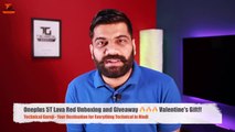 Oneplus 5T Lava Red Unboxing and Giveaway Valentine's Gift