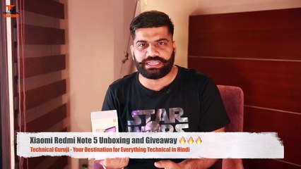 Xiaomi Redmi Note 5 Unboxing and Giveaway