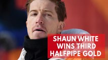 Winter Olympics: U.S. Snowboarding Legend Shaun White Earns Historic Third Halfpipe Gold