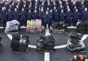 Coast Guard Offloads 14,000 Pounds of Seized Cocaine in South Florida