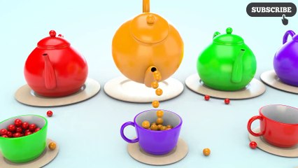 Learn Colors With Porcelain and Oreo Cookies For Kids - Colours Surprise Balls Toys for Children