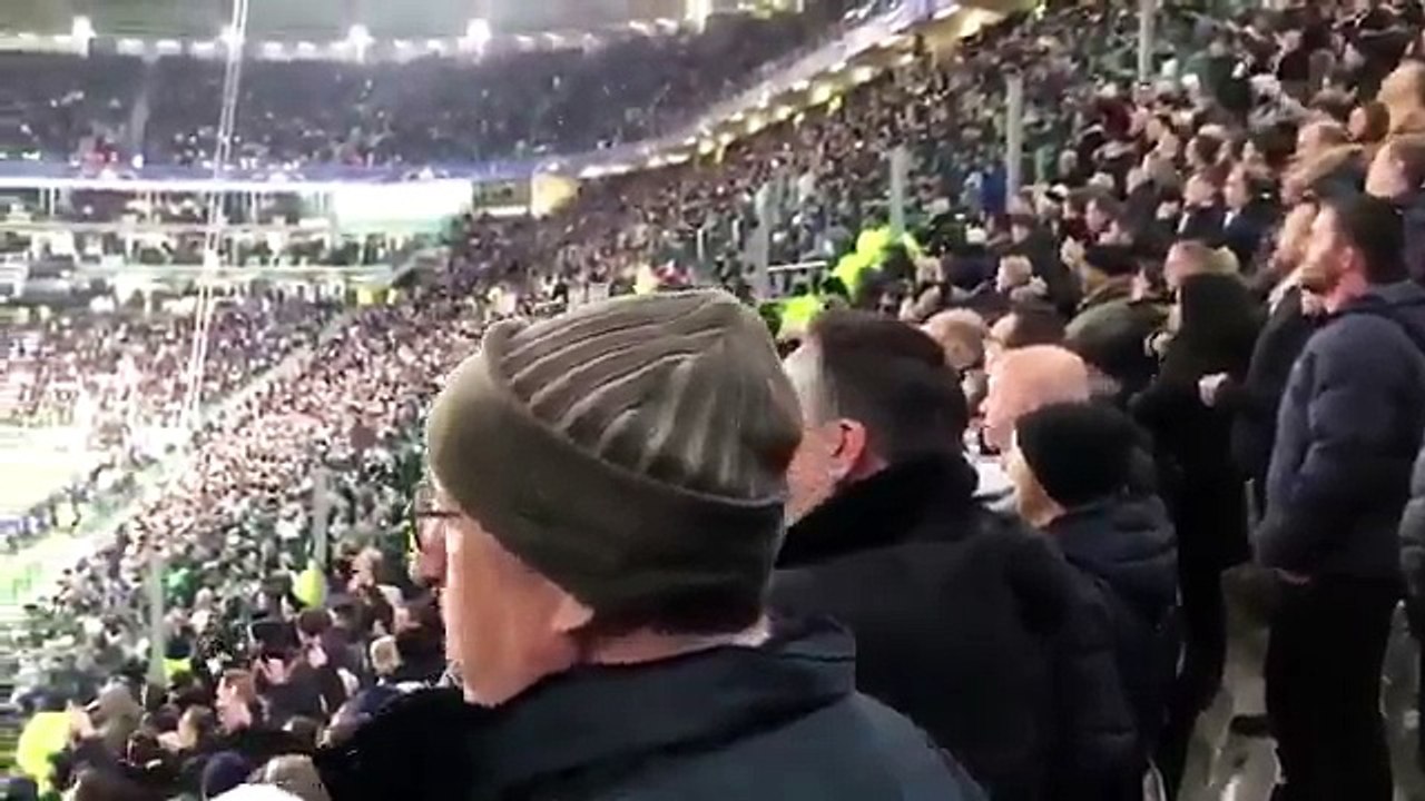 Juve vs Tottenham - Spurs fans There's only one Ryan Mason' in Turin