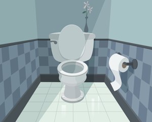 Il reste trop longtemps aux toilettes, et cela aurait pu être fatal !
