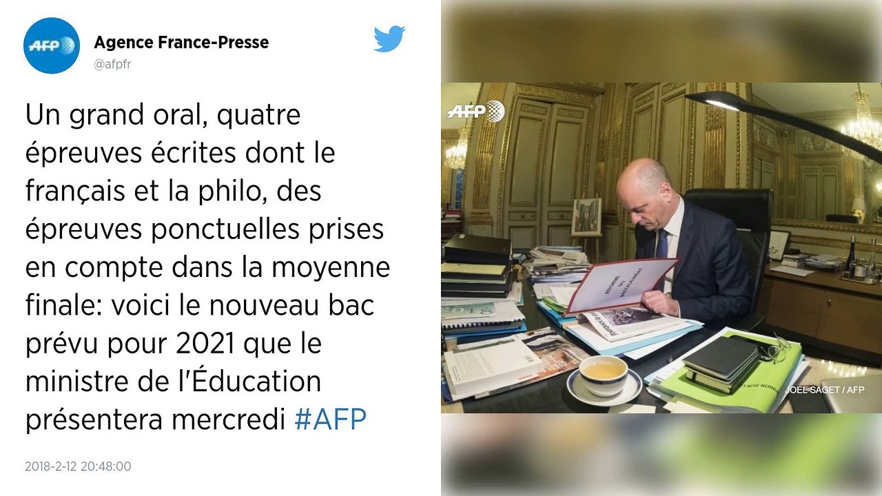 Bac : Blanquer dévoile sa réforme.