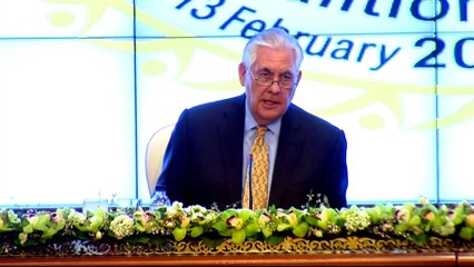 Tillerson urges coalition unity in fight against ISIL