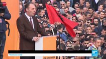 8ème anniversaire du Kosovo - Manifestation anti-gouvernement à Pristina