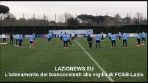Formello: la rifinitura alla vigilia di FCSB-Lazio