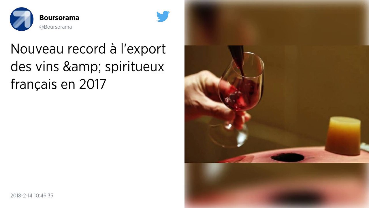 Nouveau record à l'export des vins & spiritueux français en 2017.