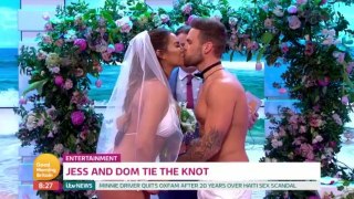 Love Island's Jess And Dom Get Married Live On Good Morning Britain