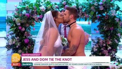 Love Island's Jess And Dom Get Married Live On Good Morning Britain