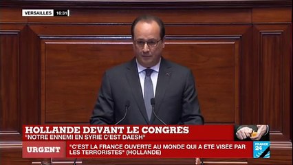 François Hollande : "Ce sont des Français qui ont tué vendredi d'autres Français"