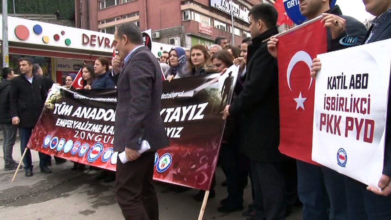 Zonguldak’ta sivil toplum kuruluşlarından Afrin’e destek
