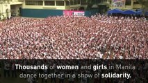 Amazing: thousands dance for women's rights in Manila