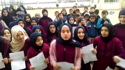 İmam Hatip Lisesi öğrencilerden Mehmetçiğe mektup