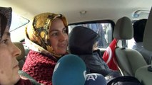 Afrin gazisi baba ocağında Türk bayraklarıyla karşılandı