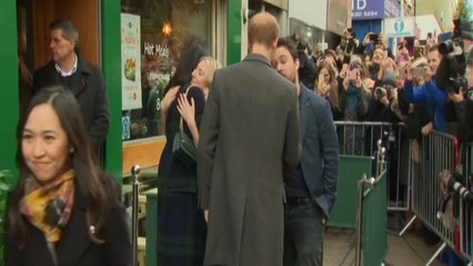 Meghan Markle ignores royal protocol and hugs charity worker