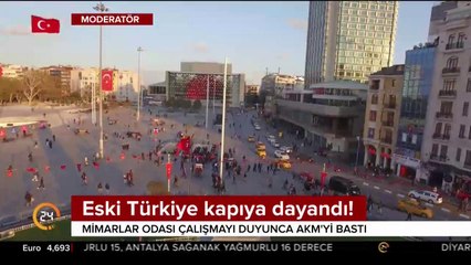 Mimarlar Odası AKM'yi bastı, yabancı güç gibi müzakere istedi