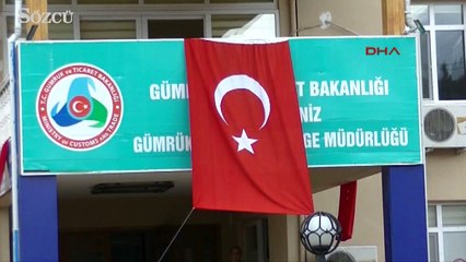 Cilvegözü’nde, teröristlere gönderilen kamuflajlar ele geçirildi
